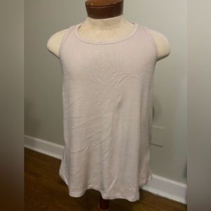 Beige Tank with back detail